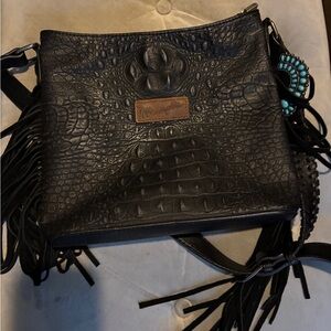 Black Wrangler Croc Embossed Whipstitch
Concealed Carry Crossbody